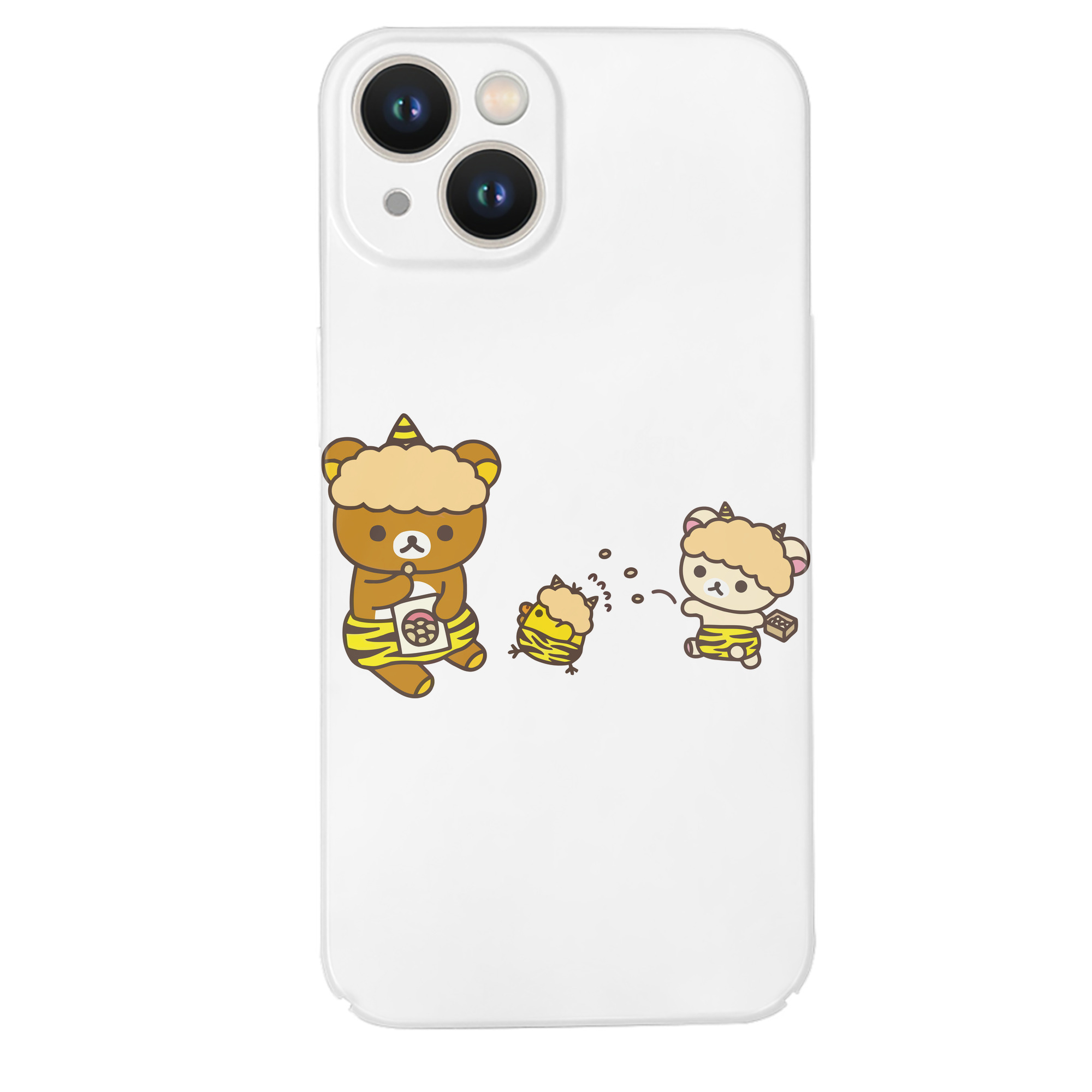 （画像用） リラックマ リラックマ キイロイトリ Rilakkuma Korilakkuma Kiiroitori 【iPhone 14シリーズ対応】ハードケース